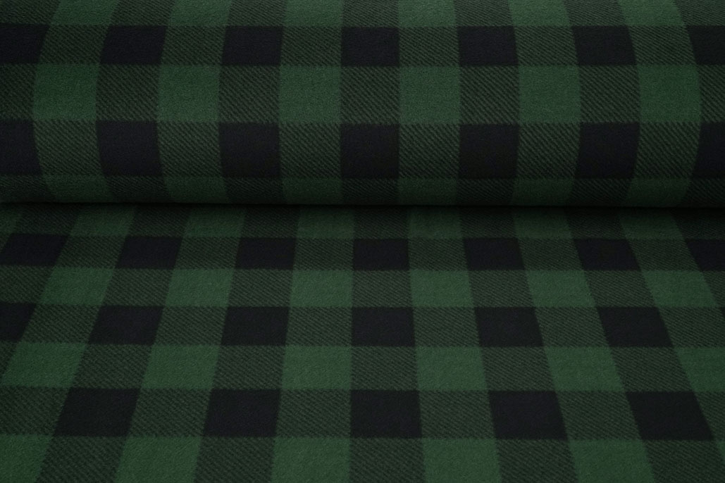 Printed Polar Blocked Black - Green