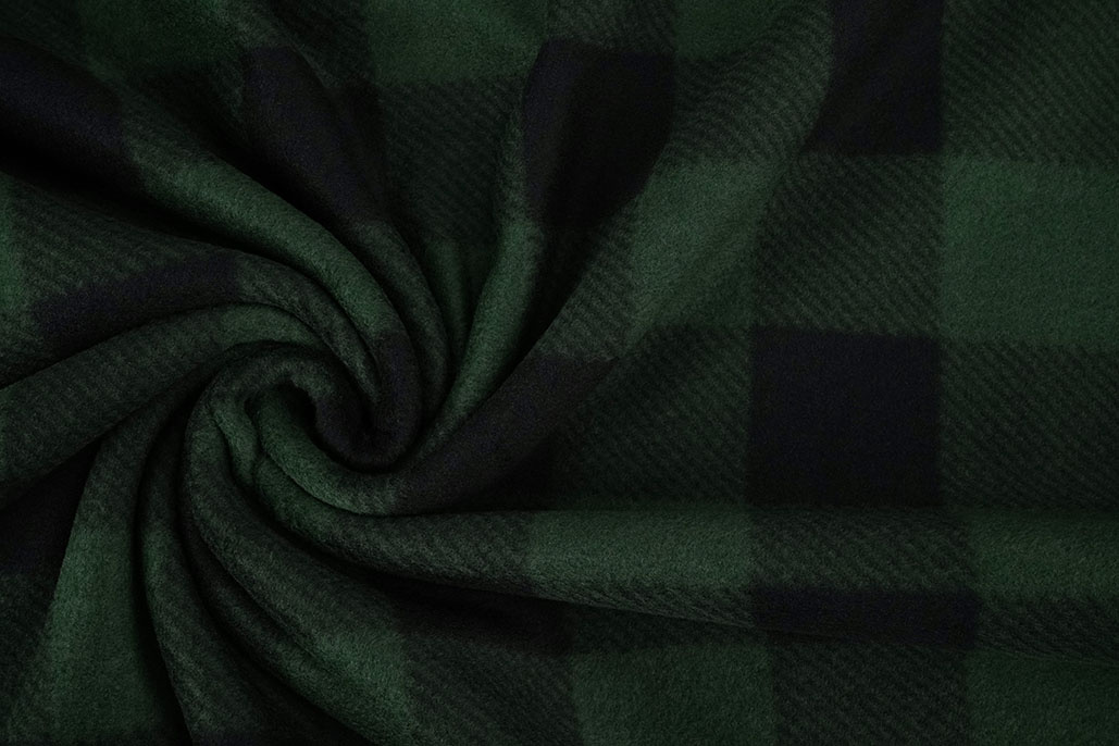 Printed Polar Blocked Black - Green