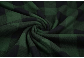 Printed Polar Blocked Black - Green