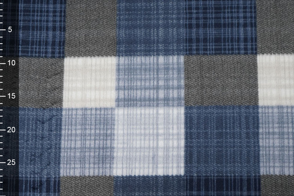 Printed Polar Checkered Blue