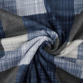 Bedrukte Polar Geruit Blauw