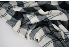 Bedrukte Polar Off-White - Grijs