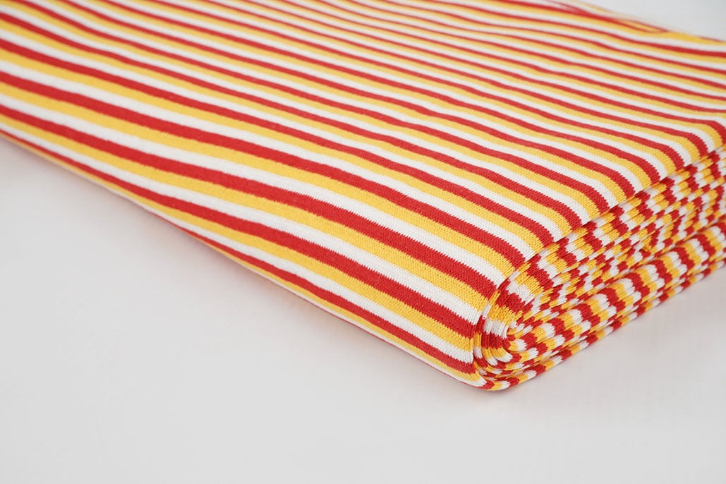 Tunnel Boordstof Rood Wit Geel (Oeteldonk)