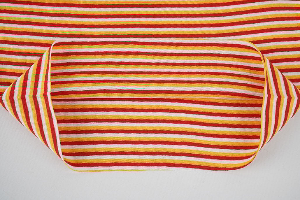 Tunnel Boordstof Rood Wit Geel (Oeteldonk)