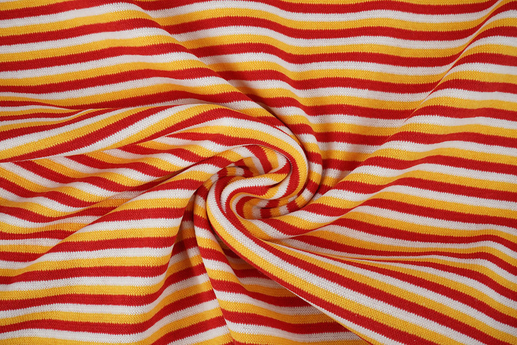 Cuff Fabric Red White Yellow