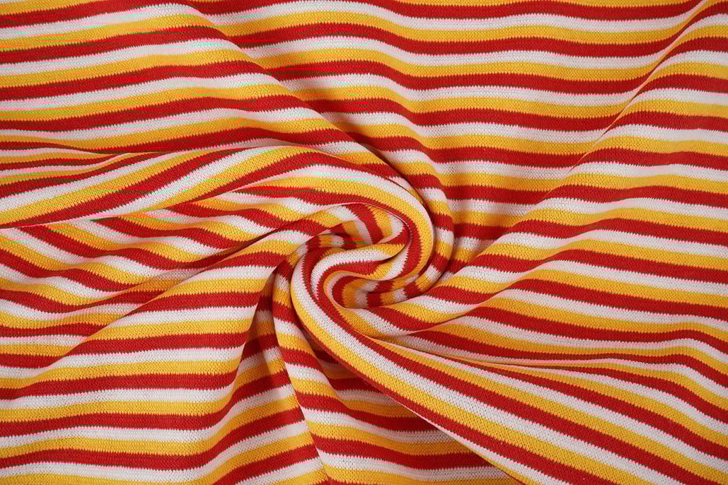 Tunnel Boordstof Rood Wit Geel (Oeteldonk)