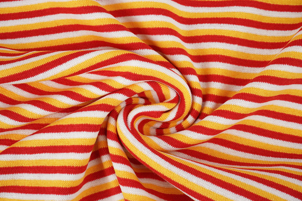 Cuff Fabric Red White Yellow