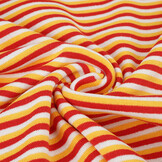 Cuff Fabric Red White Yellow