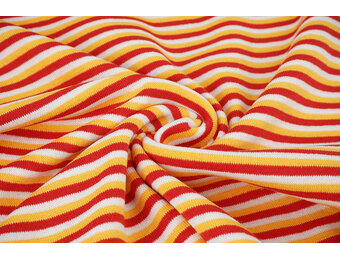 Tunnel Boordstof Rood Wit Geel (Oeteldonk)