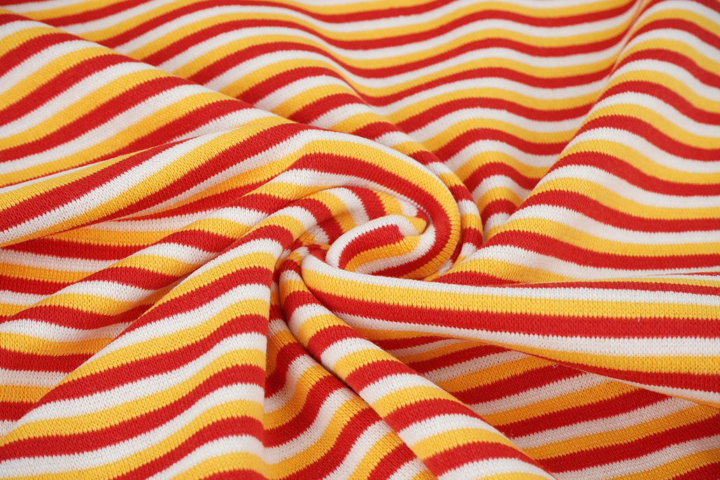 Cuff Fabric Red White Yellow