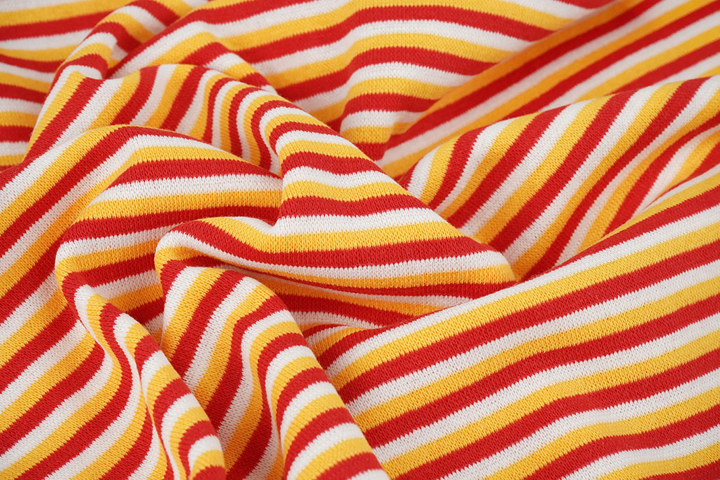 Cuff Fabric Red White Yellow