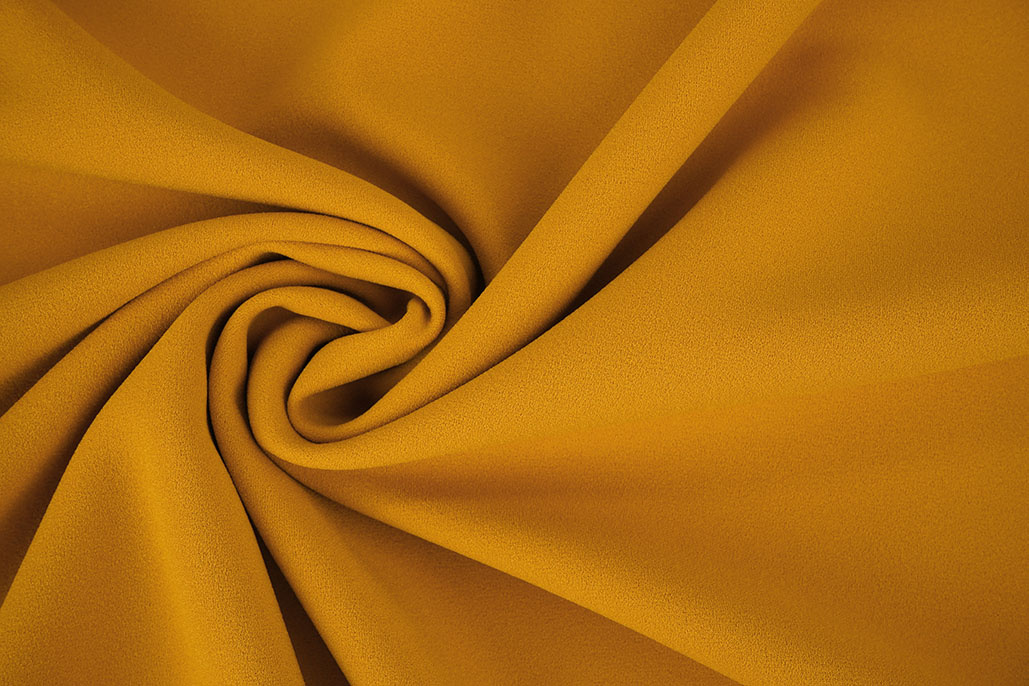 Jersey Crepe  Double-sided Grey / Ocher