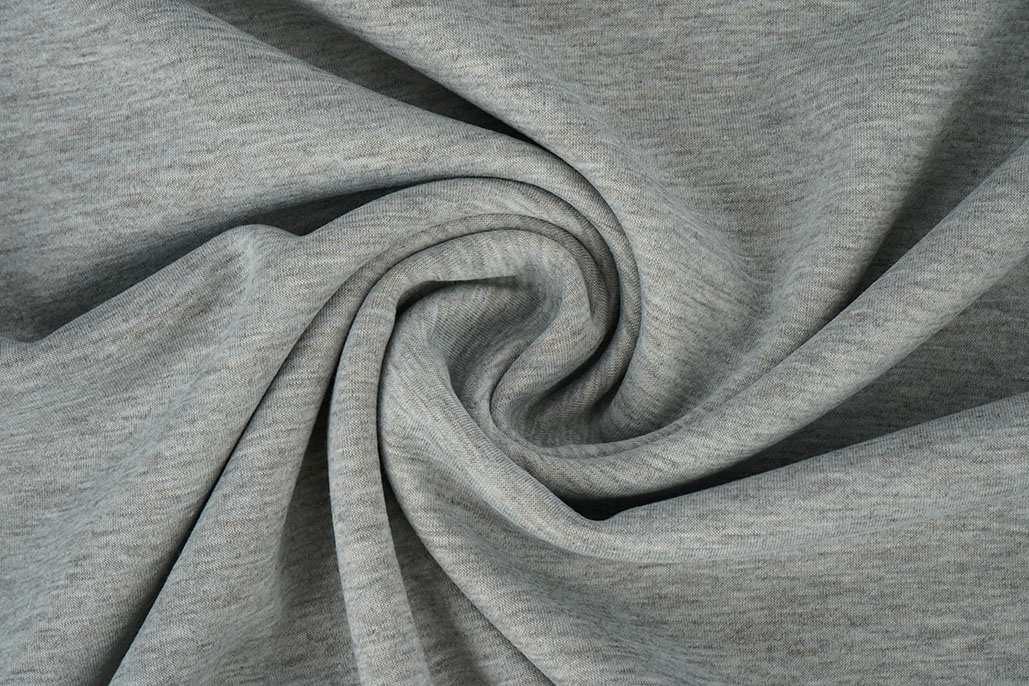 Jersey Crepe  Double-sided Grey / Ocher