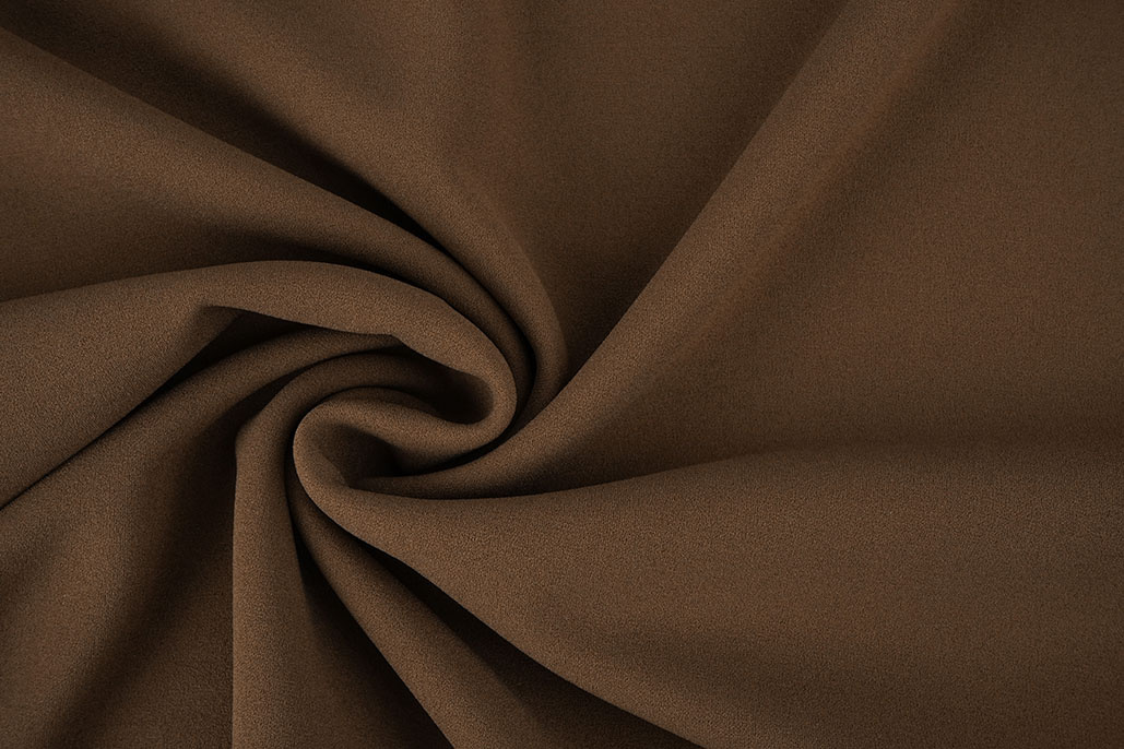 Jersey Crepe  Double-sided Grey / Brown