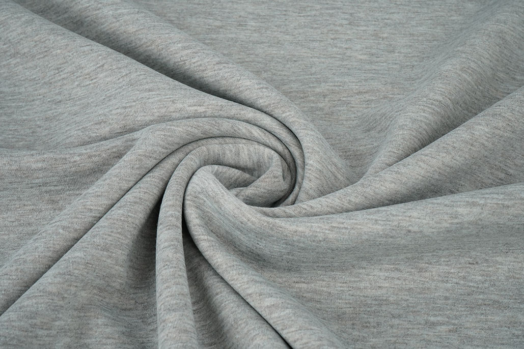 Jersey Crepe Dubbelzijdig Grijs / Bruin