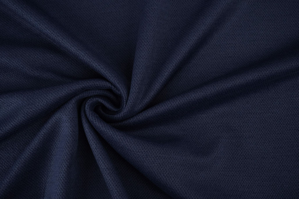 Winter Jersey Pique Donker Blauw