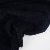 Wollen Bouclé Marine Blauw