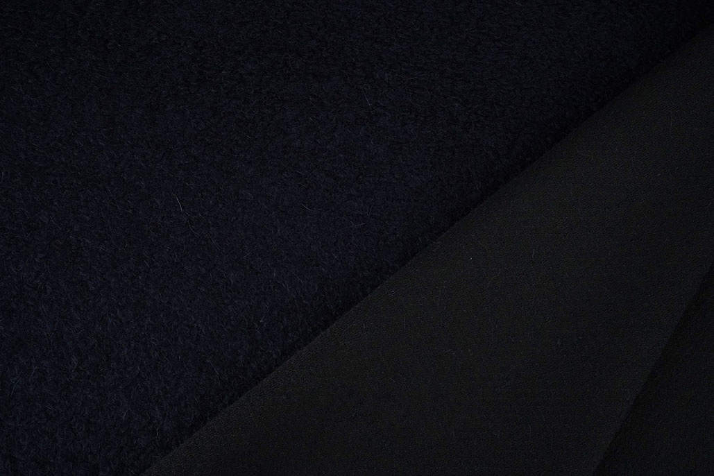 Wool Bouclé  Navy Blue