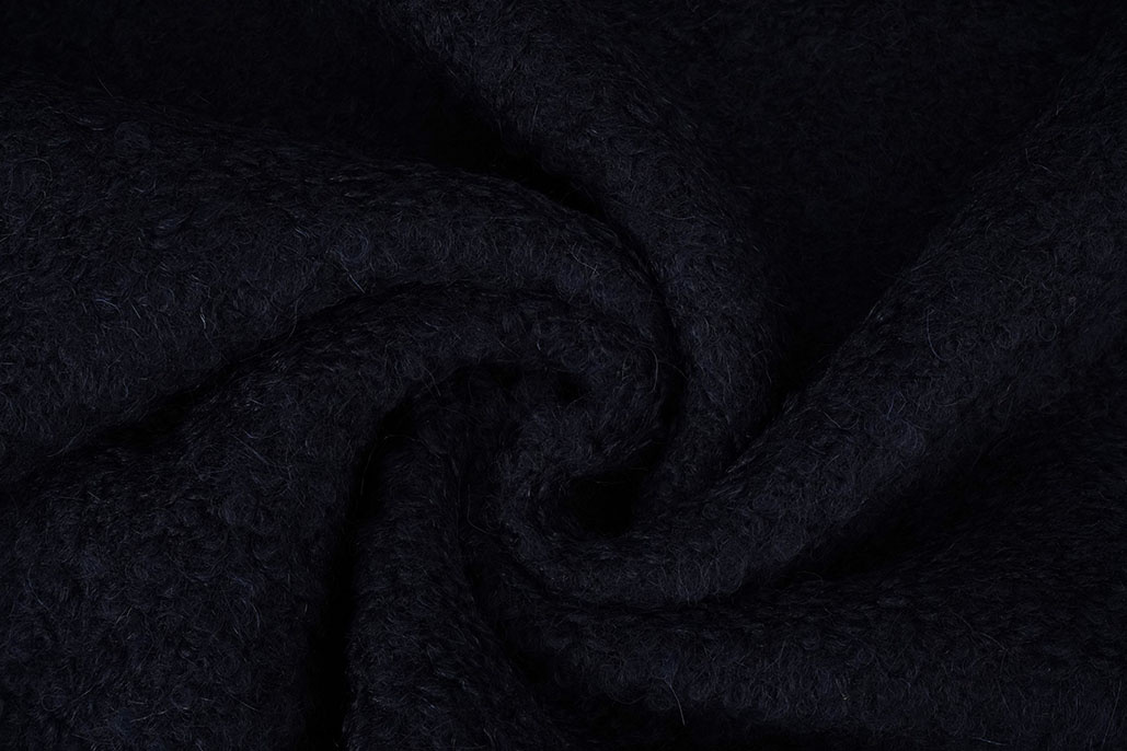 Wool Bouclé  Navy Blue
