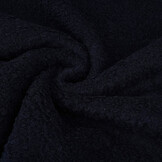Wolle Bouclé Marineblau
