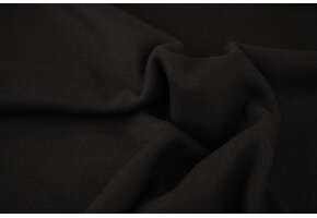 Wool Coat Fabric Dark Brown