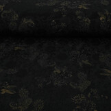 Jersey Jacquard Louise Schwarz