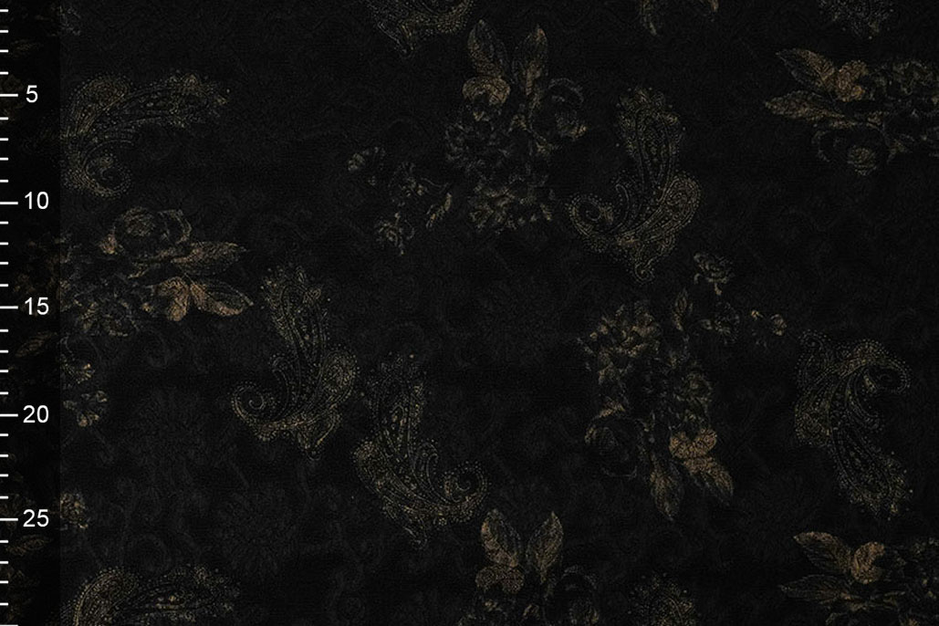 Jersey Jacquard Louise Schwarz
