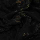 Jersey Jacquard Louise Schwarz