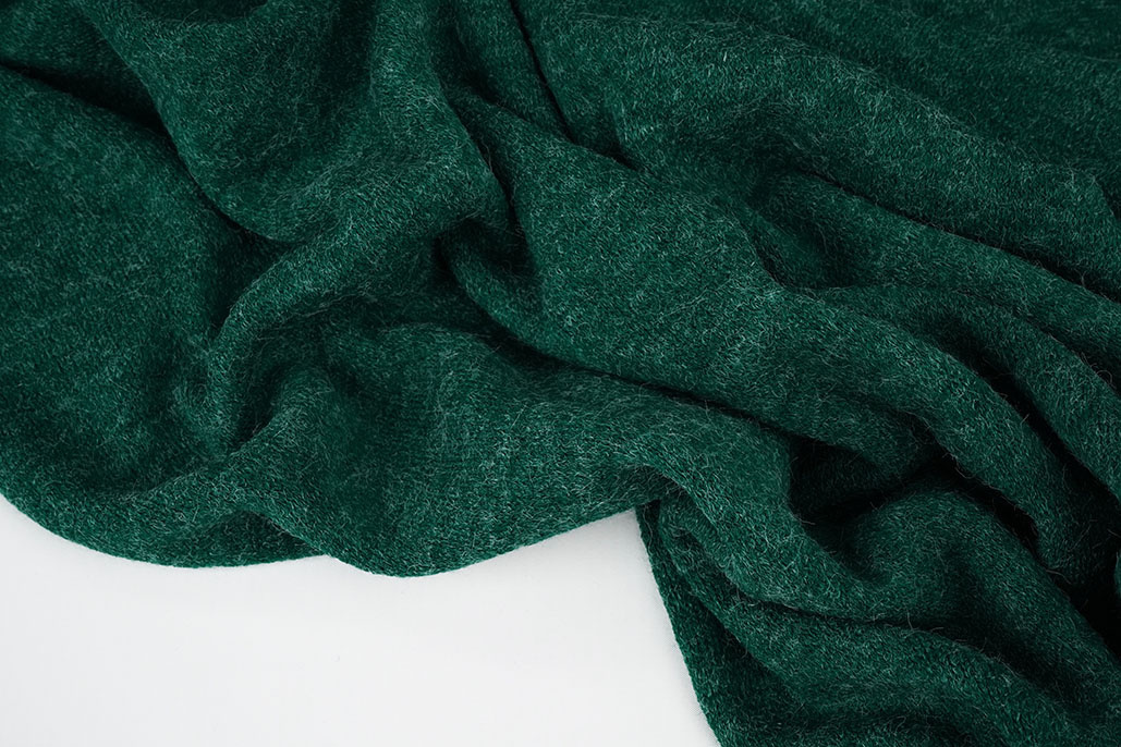 Wollen Jersey Zeegroen