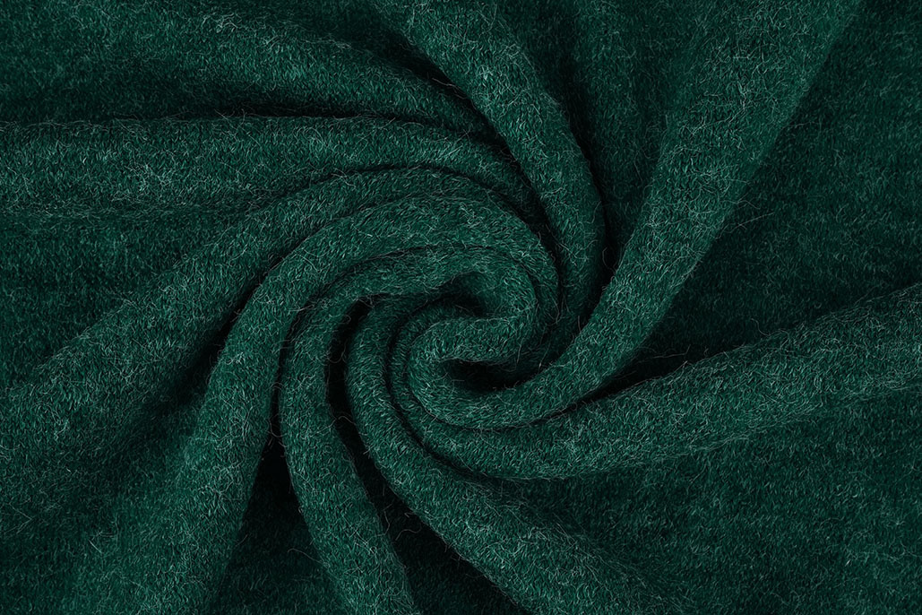 Wollen Jersey Zeegroen