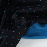 Caban Dots Black - Blue