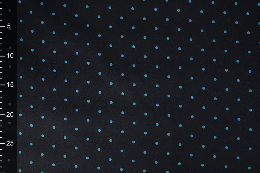 Caban Stippen Zwart - Blauw