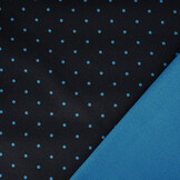 Caban Dots Black - Blue