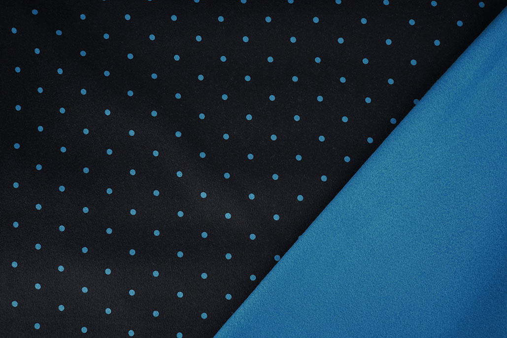 Caban Punkte Schwarz - Blau