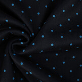 Caban Dots Black - Blue