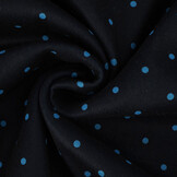 Caban Stippen Zwart - Blauw