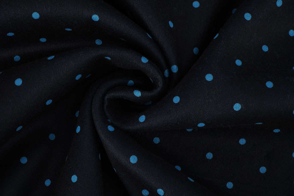 Caban Punkte Schwarz - Blau