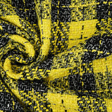 Bouclé Checkered Liora Yellow