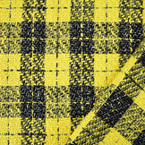 Bouclé Checkered Liora Yellow