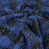 Bouclé Checkered Liora Blue