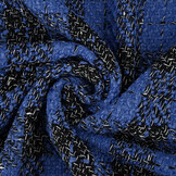 Bouclé Kariert Liora Blau