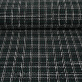 Bouclé Checkered Selene Black - Green