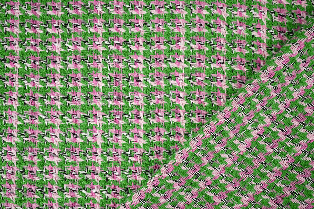 Bouclé Marise Green - Pink
