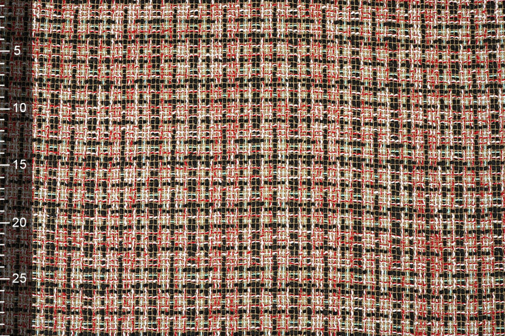 Bouclé Ruit Mirelle Multi