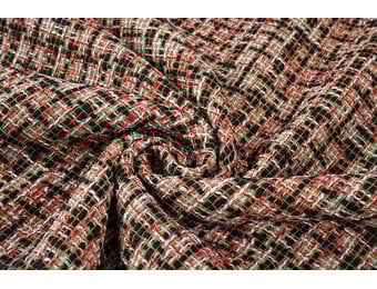 Bouclé Ruit Mirelle Multi