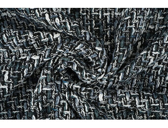 Bouclé Talia Zwart - Grijs