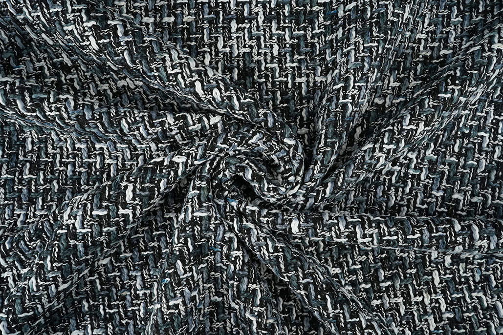 Bouclé Talia Schwarz - Grau