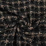 Bouclé Checkered Roselle