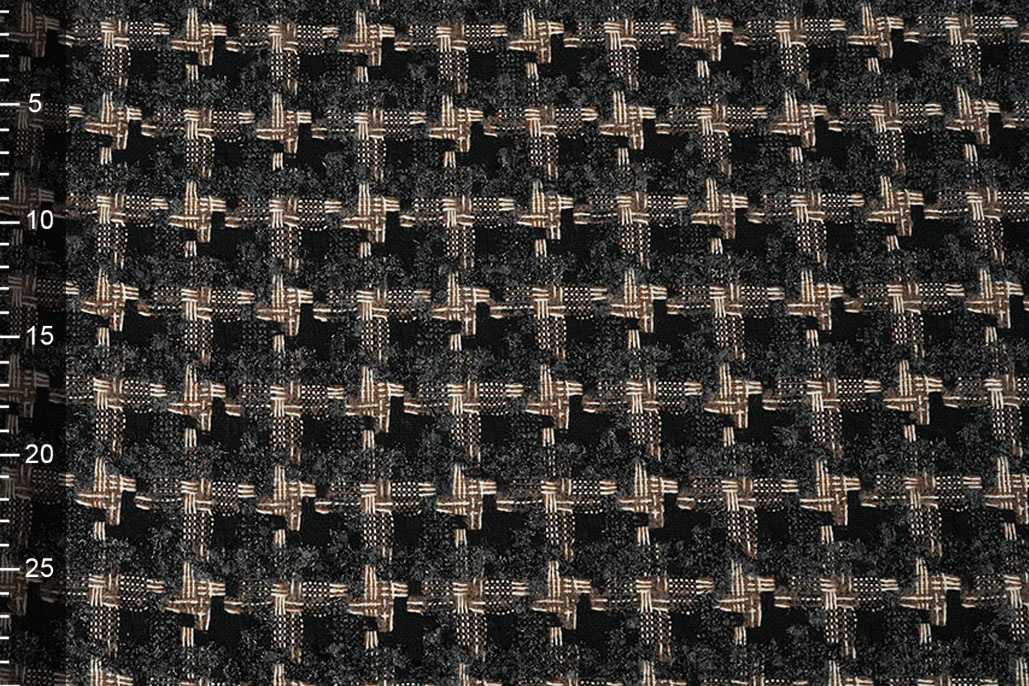 Bouclé Checkered Roselle