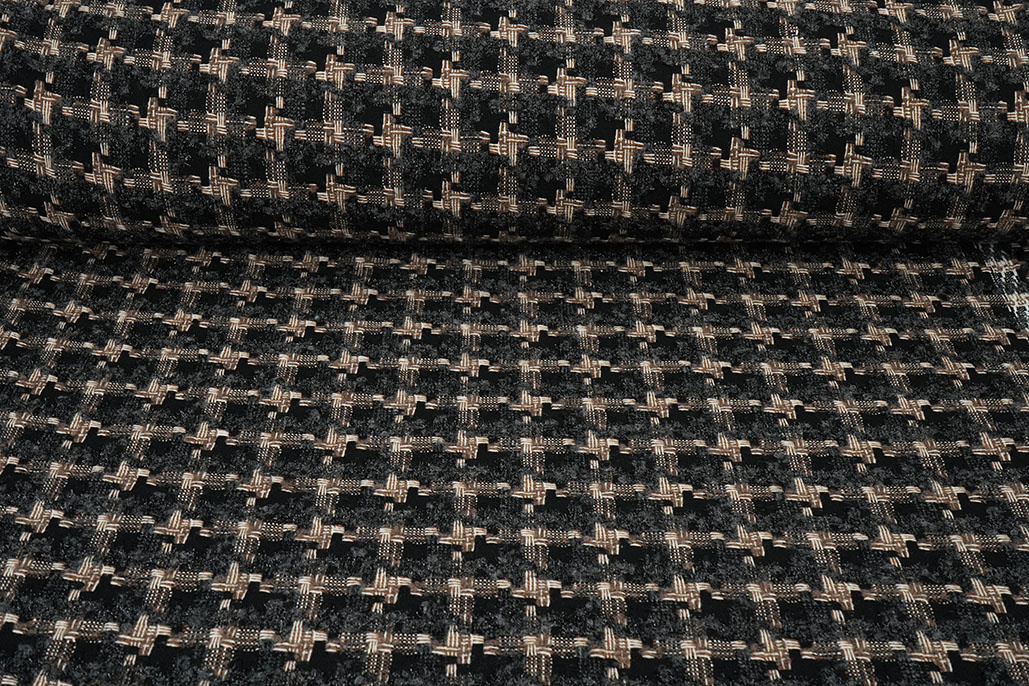 Bouclé Ruit Roselle